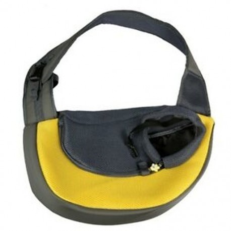 Kisállat Kutya Macska Kölyökkutya Carry Travel Tote Válltáska Purse Sling Hátizsák yello I3H5
