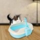 zöld - WC-vel alátét macska alom doboz macska kutya tálca WC-ellátó mackó Anti-Splash P W8U2