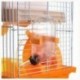 1X (Forró hörcsög Gerbil egér kisállat ketrec, 2 szintes emelet emeleti víztartály X4C3