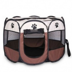 Hordozható összecsukható házi kedvenc sátor Kutyaház ketrec Kutya macska sátor Playpen Puppy Kennel N3P1