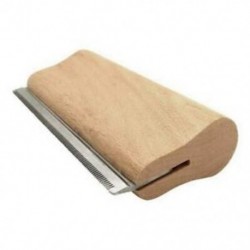 2X (Állat-szőreltávolító fésű Pro Z4W8 fa ápoló fésű / szerszám / kefe