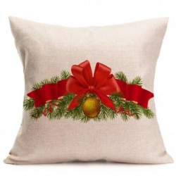 Vintage karácsonyi rajzfilm kanapé lakberendezési fesztivál párnahuzat párna V5P1