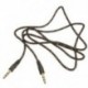 3,5 mm-es AUX audiokábel sztereo kábel audio aljzat fekete J3Z7