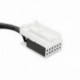 Autós aux kábel 3.5MM MP3 audio adapter illeszkedő Peugeot 307 308 408 407 507 S F3X6