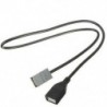 Az Aux USB kábel-adapter 2008-tól kezdve a Honda Civic Jazz Cr-V Accord Cr-Z Mp3 Y6B7-hez
