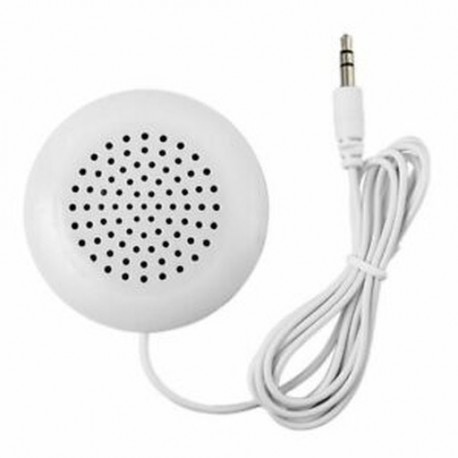 2X (Mini Fehér 3 5 mm-es párnahangos hangszóró iPhone iPod CD CD-rádió MP3 lejátszóhoz GL R4N4)