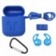 Kék - 5 db / Set szilikon vezeték nélküli Bluetooth fülhallgató tok Apple I10 I12 Tws E W1Q2-hez