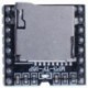 1X (3 db Mini MP3 lejátszó modul DFPlayer MP3-TF-16P MP3 / WAV / WMA TF C V1P3 támogatás