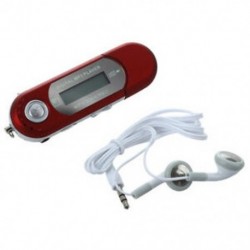 8G USB Flash Drive MP3 lejátszó, FM Walkman piros R9A8