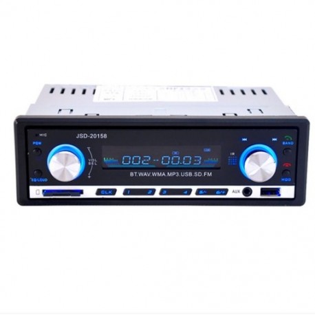 Autórádió usb Bluetooth V2.0 Autós sztereó audio bemenettel jelölt FM vevő Aux bemenet I8K3