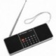 1X (Bluetooth hordozható LCD FM / AM rádió sztereó zene mini hangszóró MP3 lejátszó Y9P5