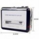 2X (szalagos PC-hez Super USB kazetta-MP3 formátumú rögzítés audio zenelejátszó CD Conve A5Q3