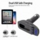 2X (vezeték nélküli Bluetooth fülhallgató FM adó adó MP3 vezeték nélküli adapter autóskészlet S Y6A8