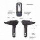 2X (vezeték nélküli Bluetooth fülhallgató FM adó adó MP3 vezeték nélküli adapter autóskészlet S Y6A8