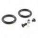 3,17 mm-es lyukú Dia RC légcsavar Prop Saver adapter fekete gumi O gyűrű U2V3