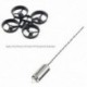 Az óramutató járásával megegyező irányban 7x21 mm-es üreges kupa motor, 9-es fokozatú, 3,7 V-os Syma X5S X5SW RC Qua