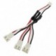 1X (háromutas akkumulátortöltő váltóáramú adapter kábel a Syma X8C X8W X8G RC Qua P1V0 típushoz)
