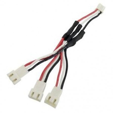 1X (háromutas akkumulátortöltő váltóáramú adapter kábel a Syma X8C X8W X8G RC Qua P1V0 típushoz)