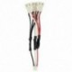 1X (háromutas akkumulátortöltő váltóáramú adapter kábel a Syma X8C X8W X8G RC Qua P1V0 típushoz)