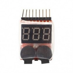 1X (1S-8S lipo akkumulátor alacsony feszültségű teszter teszt VOLTMETRE tesztmonitor Buzzer S6M1