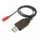 Sm-2P pozitív USB töltőkábel Rc autókhoz 4,8 V 250Ma Ni-Mh Ni-Cd F9H9 akkumulátor