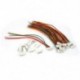 1X (15 cm-es RC 4S Lipo kiegyensúlyozó töltő kábel hosszabbító vezeték csatlakozója 10 db S6E6)