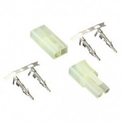 5X (1 darab Tamiya fém csatlakozódugó csatlakozó Lipo akkumulátor adapter RC Car Bo R2J5-hez