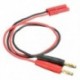 HXT 4 mm-es töltőcsatlakozó a 4 mm-es banáncsatlakozóhoz 18`` kábel-lipo akkumulátor 14AWG W4C7