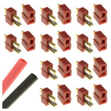 10 x PAIRS Deans T dugós arany RC csatlakozók W1V7