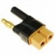 2X (4 mm-es HXT – XT60 csatlakozódugó csatlakozó adapter átalakító E9Z6)