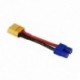 2X (3 db XT60 XT-60 dugaszos és EC3 csatlakozó adaptervezeték RC Lipo Ba X2L3-hoz)