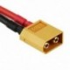 2X (3 db XT60 XT-60 dugaszos és EC3 csatlakozó adaptervezeték RC Lipo Ba X2L3-hoz)