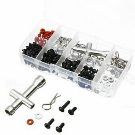270 az 1-ben Speciális javító szerszám és csavarok dobozkészlete az 1/10 HSP RC Car DIY N1X3 készülékhez