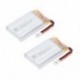 2x 3,7 V 1100 mAh-s frissített lipo akkumulátor Syma X5SC X5SW Quadcopter Drone U H1I6