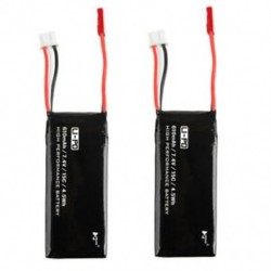 1X (2db pótalkatrész 7.4 V 610mAh lipo akkumulátor Hubsan X4 H502S H502E FPV RC Qua K8X7