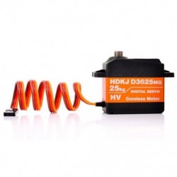 1 db D3625 vízálló szervófém fogaskerék digitális szervo 180Degree 25KG magas - L5O5