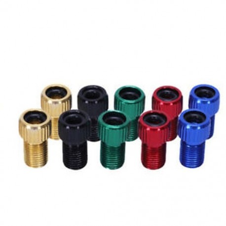 10 db Presta - Schrader szelep adapter átalakító többszínű kerékpár kerékpár Ti P8Q1