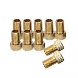 10 db Presta - Schrader szelep adapter átalakító ötvözött kerékpár-gumiabroncs Tu M1O5