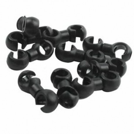 2X (10 db-os forgatható MTB fékvezeték csat, kerékpár fék váltó váltó kábel F3P8