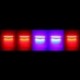Mini LED újratölthető vízálló kerékpáros hátsó lámpa biztonsági B3I6 hátsó lámpa