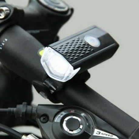 USB újratölthető kerékpár első lámpa kerékpár-kerékpáros fényszóró J1E1