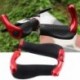 Mountain Bike Kerékpár Kerékpározás Lock-On Kormánykerekes Kézi Sáv Végfogantyúk Piros C3L7