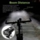 Kerékpár lámpák USB LED újratölthető készlet Mountain Cycle első hátsó fényszóró L8L7