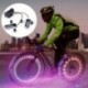 LEADBIKE Kerékpár kiegészítők Kerékpár zseblámpa Vízálló fényszórók 2x 14 LED L8G8