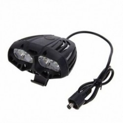 Fekete, vízálló LED kerékpárbicikli első lámpa XML T6 4 módú kültéri sportok M5K7