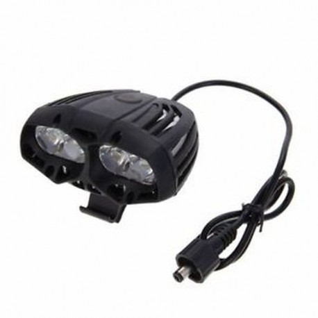 Fekete, vízálló LED kerékpárbicikli első lámpa XML T6 4 módú kültéri sportok M5K7