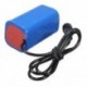 1X (újratölthető akkumulátor 8,4 V 6000 mAh kerékpár fényszóró   F3B9 tok)
