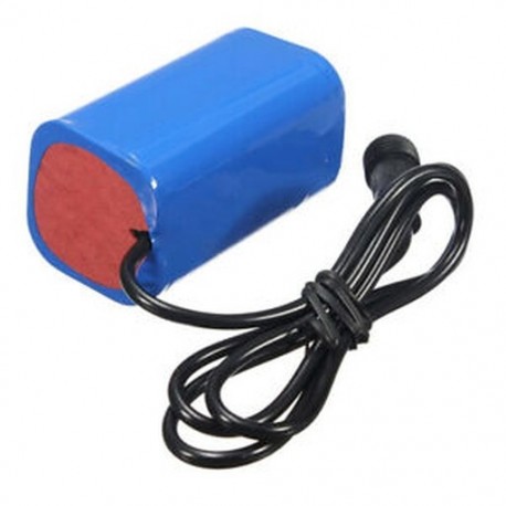 1X (újratölthető akkumulátor 8,4 V 6000 mAh kerékpár fényszóró   F3B9 tok)