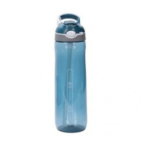 750Ml Sport víz palackok Bpa ingyenes hordozható szalmás ivóvíz palackok L I4E2