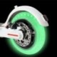 Világító lengéscsillapító a Xiaomi Mijia M365 robogó gördeszka számára, amely tompítja a Ru L6K7 készüléket